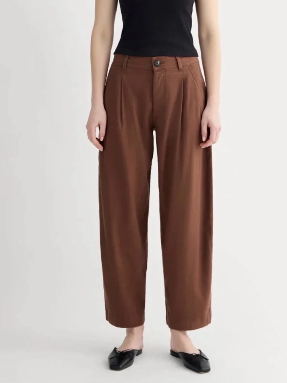Everlane The Everything Pant in Stretch Linen Cedarwood